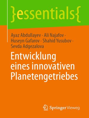 cover image of Entwicklung eines innovativen Planetengetriebes